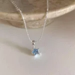 Little Aqua Star Necklace