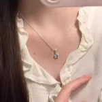 Little Aqua Star Necklace - Image 5