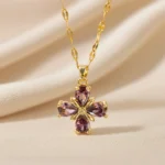 Amethyst Blossom Necklace