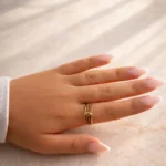 Braided Layered Knot Row Ring - Image 6