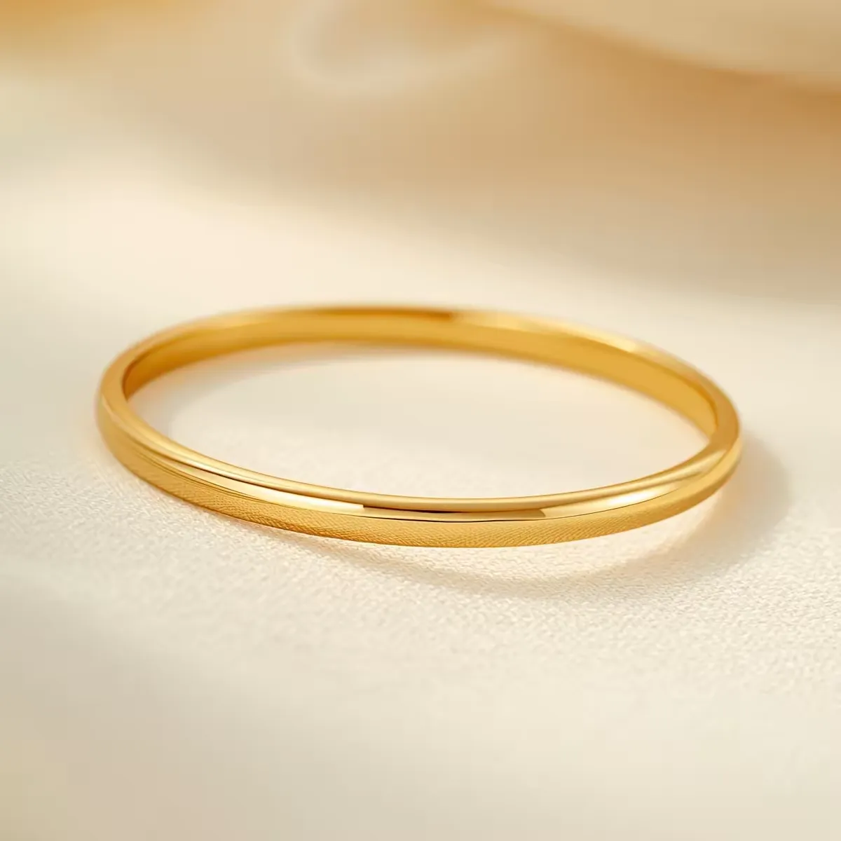 imgi_1_Women-s-14K-Solid-Yellow-Gold-Luxury-Classic-Slim-Chain-Link- Minimal Thin Gold Band Ring - Image 1