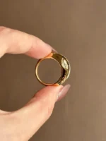 Rotating Crystal Adjustable Ring - Image 2