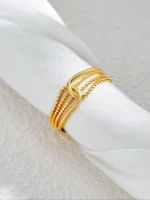 Braided Layered Knot Row Ring - Image 5