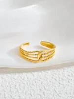 Braided Layered Knot Row Ring - Image 3