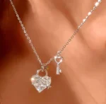 Heart Lock and Key Necklace - Image 5