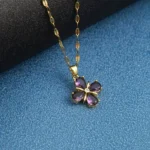 Amethyst Blossom Necklace - Image 8