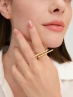Sparkle Bar Duo Ring - Image 7