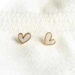 Mini Heart Stud Earrings