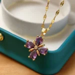 Amethyst Blossom Necklace - Image 2