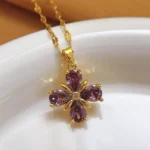 Amethyst Blossom Necklace - Image 9