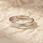 Twisted Matte Silver Ring