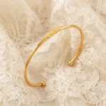 Whisper Feather Cuff Bracelet