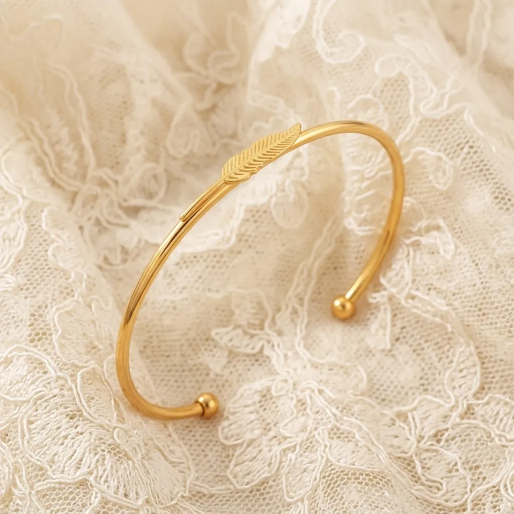 imgi_8_a12d6ab5-63a0-46b8-85e9-5dcdd908ce09 Whisper Feather Cuff Bracelet - Image 1