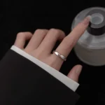 Rippled Twist Silver Ring - Image 4