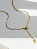 Serpent Eye Lariat Necklace - Image 6