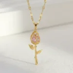 Enchanted Rose Stem Necklace - Image 8