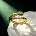 Jade Whisper Serpent Ring - Image 2
