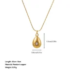 North Star Teardrop Necklace - Image 4