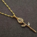 Enchanted Rose Stem Necklace - Image 6