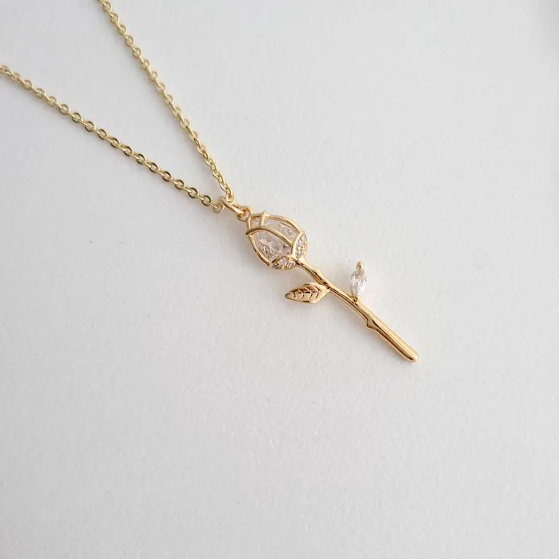 imgi_1_il_794xN.7193841673_cdwc Enchanted Rose Stem Necklace - Image 1