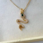 Medusa Jade Charm Necklace - Image 2