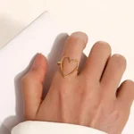 Whisper Heart Adjustable Ring - Image 3