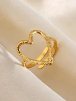 Whisper Heart Adjustable Ring - Image 4