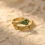 Jade Whisper Serpent Ring
