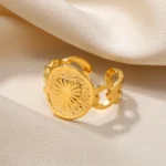 Vintage Medallion Statement Ring