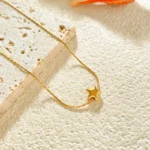 Minimal Radiant Star Necklace - Image 2