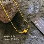Minimal Radiant Star Necklace - Image 3