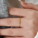 Minimalist Tie Knot Finger Ring - Image 3
